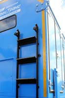 Cъемная лестница в транспортном положении
