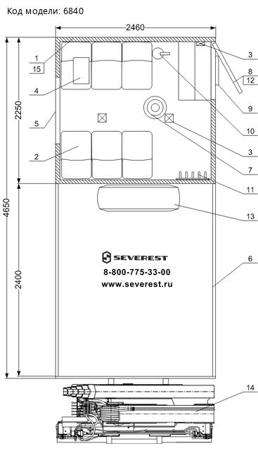 ПЛАНИРОВКА ГПА КАМАЗ 43118 СП.М. С КМУ ИМ-150N