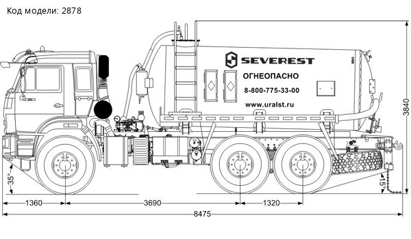 АКН-10 КО УСТ 5453 Камаз 43118 сп.м. ДОПОГ
