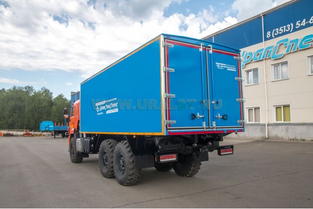 Изотермический фургон с КУ УСТ 5453 Камаз 43118-50