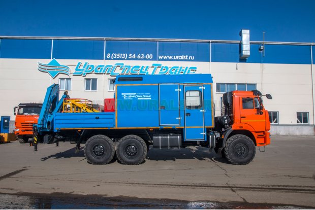 Автофургон АРОК с КМУ ИМ-150 УСТ 5453 Камаз 43118-50