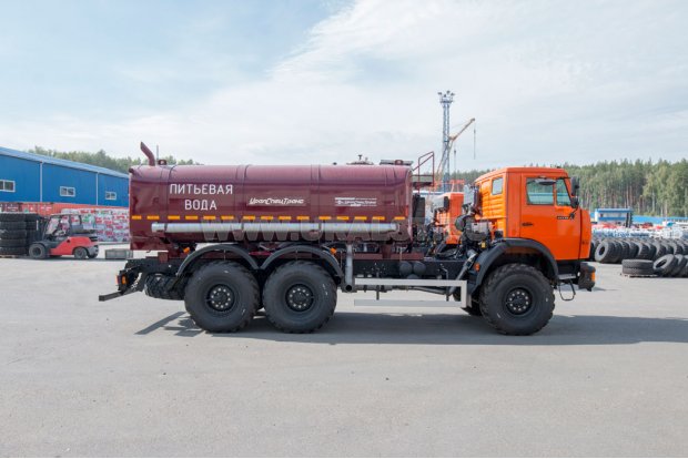 Автоцистерна для питьевой воды АЦПТ 10НО УСТ 5453 Камаз-43118 Евро-2