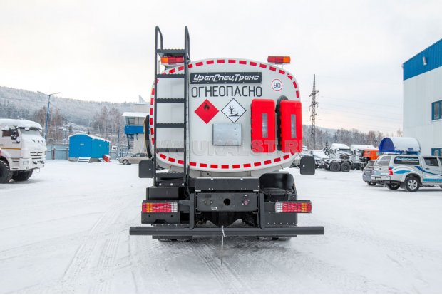 Автотопливозаправщик АТЗ 18-2 УСТ 5453 FAW 3250 (6х4) КБ 4800 ДОПОГ на лентах