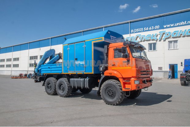 ПАРМ с КМУ ИМ-150 УСТ 5453 Камаз-43118-50