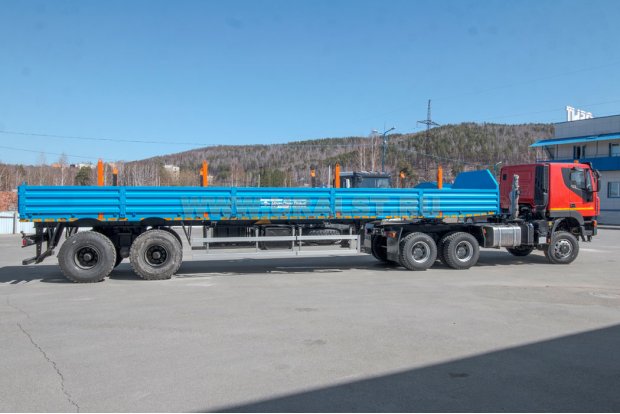 Тягач АМТ N.V. 632910 [шины 315-80R22.5] + Полуприцеп контейнеровоз ППК 27-24-12КБ 