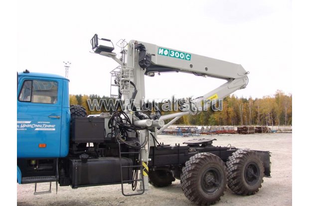 Седельный тягач с КМУ ИФ-300