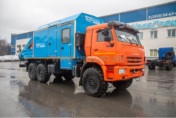 ПАРМ с КМУ ИМ-150 УСТ 5453 Камаз 43118