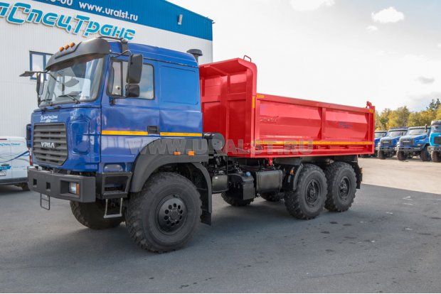 Самосвал АС 10-11 трехстор. УСТ 5453EG Урал 5557 сп.м 