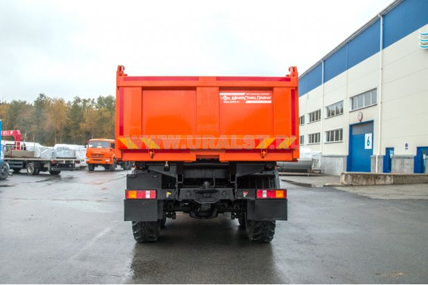 Самосвал Урал 4320 с КМУ UNIC URV-503