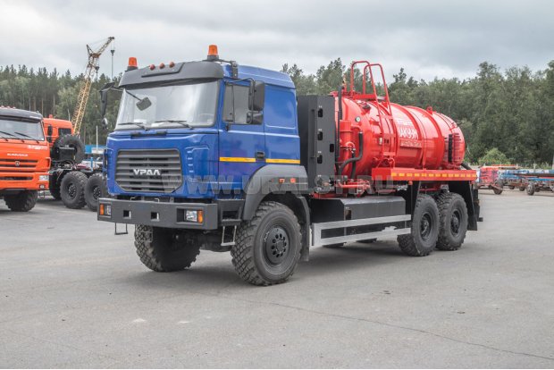 Автоцистерна вакуумная коммунальная МВ-10 ВК6 УСТ 545330 Урал 4320-16И05А04