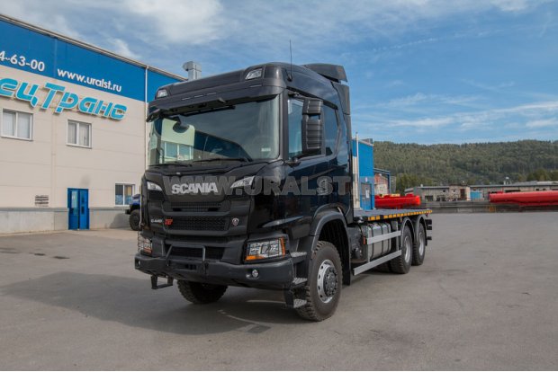 Контейнеровоз УСТ 5453SF SCANIA СG 440 6x6
