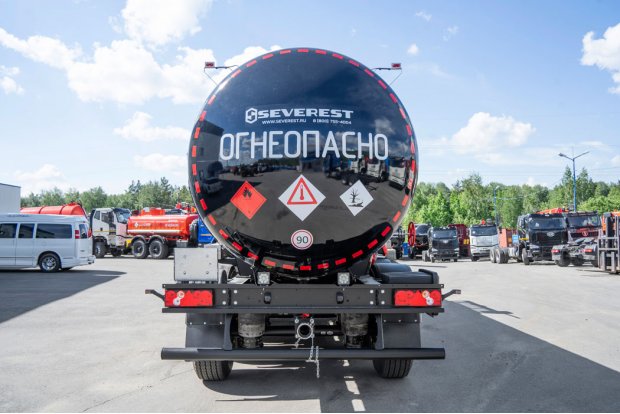 Полуприцеп-цистерна ППЦБ 32ТК-42ЛЛ SEVEREST высота ССУ 1150 мм, дисковые тормоза