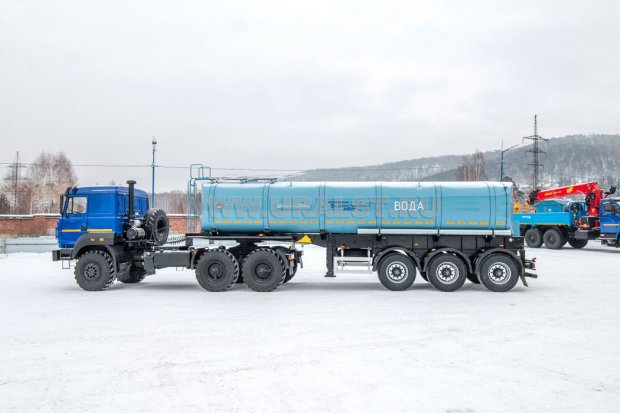 Полуприцеп цистерна для пищевых жидкостей ППЦПТ 25Т-31 УСТ 9465 рамная, термос, нерж