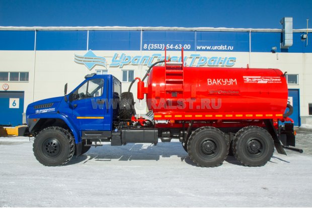 Вакуумная машина МВ-10ТО КО УСТ 5453 Урал 4320-1951-72 NEXT нерж