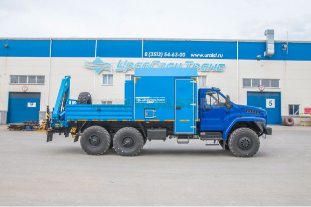 Автофургон АРОК с КМУ ИМ-55 УСТ 5453 Урал NEXT 4320-72Е5Г38