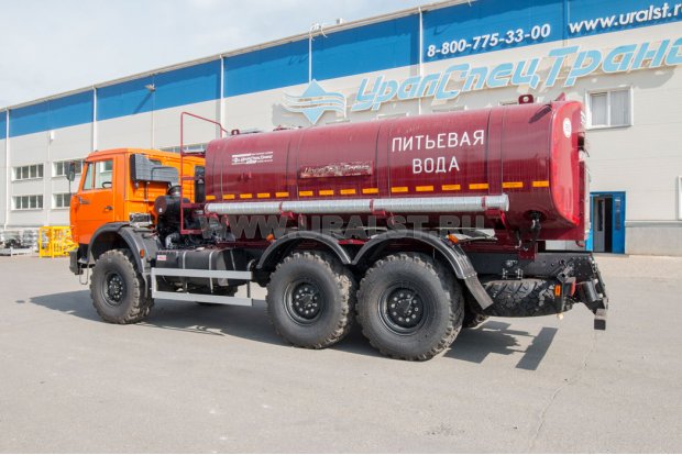 Автоцистерна для питьевой воды АЦПТ 10НО УСТ 5453 Камаз-43118 Евро-2