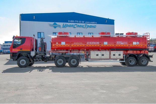Тягач АМТ N.V. 632910 (6х6) + Полуприцеп цистерна ППЦ 35П-24Д-3