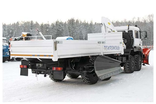 Бортовой Урал с КМУ ИМ-50