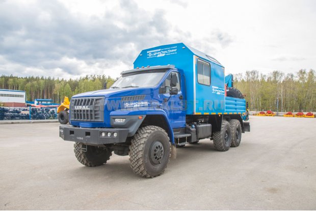 Автофургон АРОК с КМУ ИМ-55 УСТ 5453 Урал NEXT 4320-72Е5Г38
