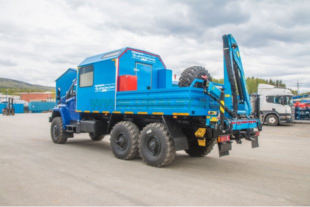 Автофургон АРОК с КМУ ИМ-55 УСТ 5453 Урал NEXT 4320-72Е5Г38
