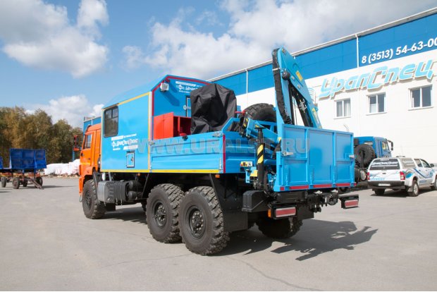 Камаз АРОК 43118-50 с краном-манипулятором ИМ-55