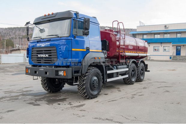 Автоцистерна АЦПТ-10НО УСТ 5453 Урал 5557-4551-82 насос, обогрев, сп. м.