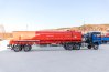 Полуприцеп цистерна для нефти ППЦН 40ПТ-24Д ПТ УСТ 9465 рамная, термос ССУ 1470, горловина в передней части