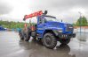 Седельный тягач с КМУ ИТ-150 (тросовый) УСТ 54532H Урал 44202-74 NEXT