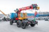 Седельный тягач с КМУ ИТ-200 (тросовый, люлька) УСТ5453PN Урал 5557-80Е5