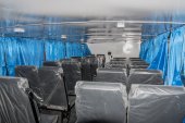 Сиденье двухместное с ремнями безопасности ВОС (УСТ)