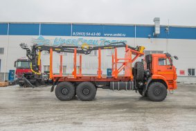 Сортиментовоз с манипулятором VM10L74 УСТ 5453СВ Камаз 43118