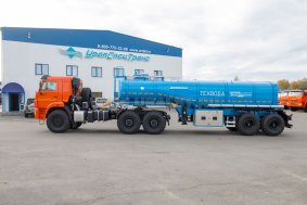 Полуприцеп цистерна для технической воды ППЦТВ 20Т-21 ПТ УСТ 9465 рамная, термос