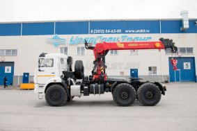 Седельный тягач Камаз 43118 с краном-манипулятором ИТ-150